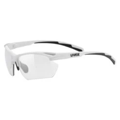 Uvex Sportstyle 802 Small V Glasses - White/variomatic Smoke