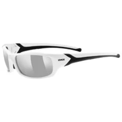 Uvex Sportstyle 211 Glasses - White Black/litemirror Silver