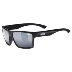 Uvex LGL 29 Glasses - Black Matt/mirror Silver