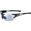 Uvex Sportstyle 803 Small Race Glasses - Black/variomatic Litemirror Blue