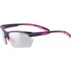 Uvex Sportstyle 802 Small V Glasses - Purple-pink/variomatic Smoke