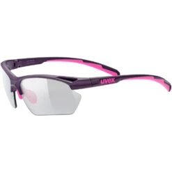Uvex Sportstyle 802 Small V Glasses - Purple-pink/variomatic Smoke