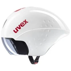 Uvex Race 8 Helmet - White/red