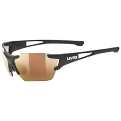 Uvex Sportstyle 803 Small Race Glasses - Black Mat/colorvision Variomatic Litemirror Red