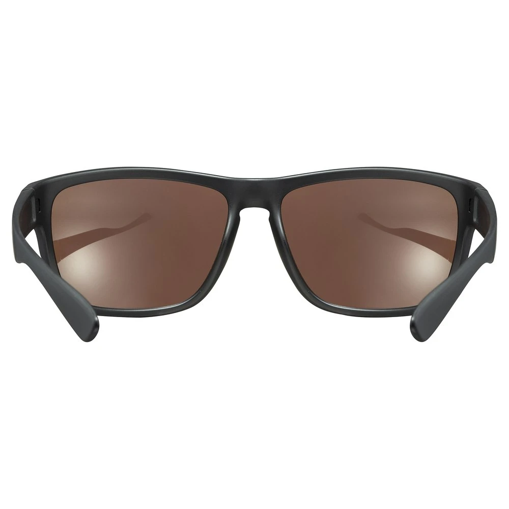 Uvex Lgl 36 CV Glasses - Black Mat - Daily Green Mirror - Image 3
