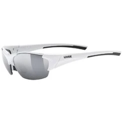 Uvex Blaze III Glasses - White Black/litemirror Silver + Litemirror Orange + Clear