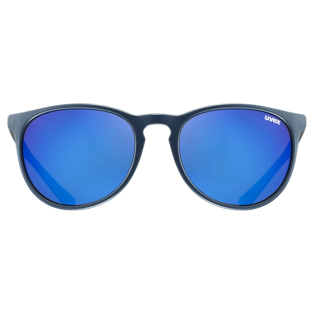 Uvex LGL 43 Glasses - Blue Havanna/mirror Blue - Image 2