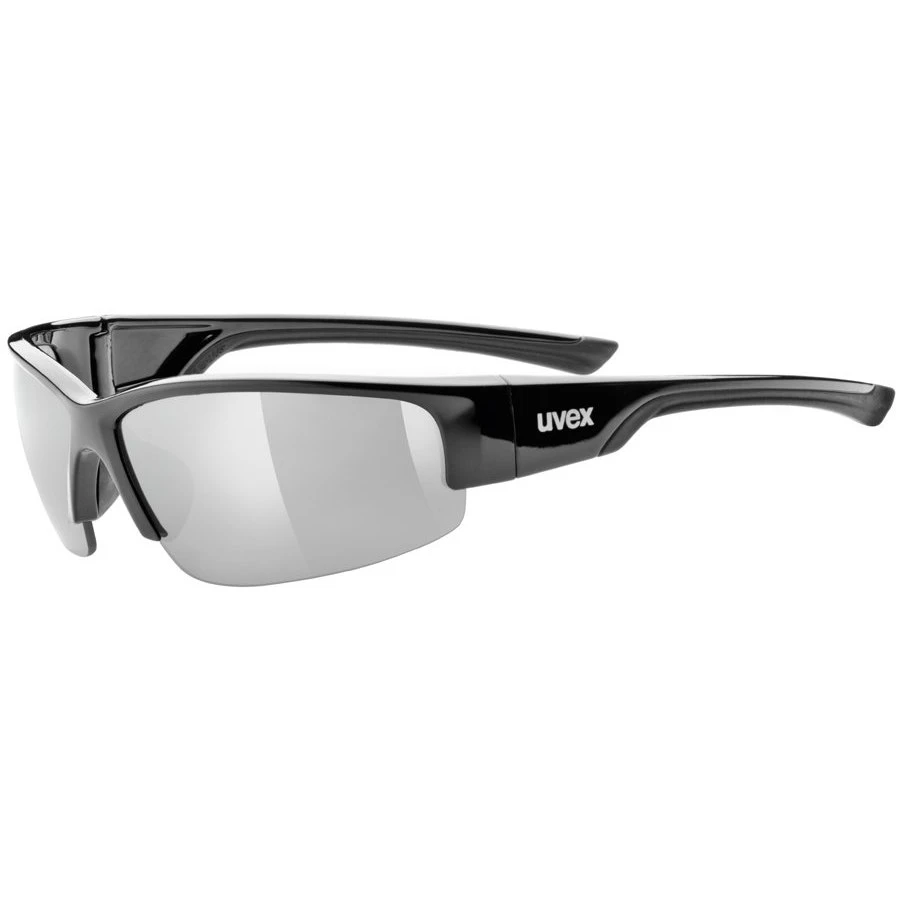 Uvex Sportstyle 215 Glasses - Black/litemirror Silver