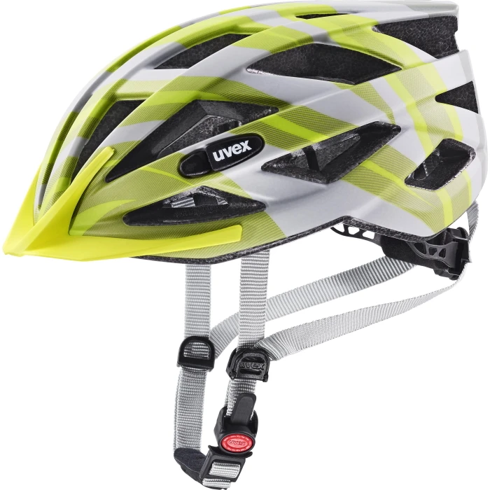 Uvex Air Wing Cc Helmet - Grey - Lime Mat
