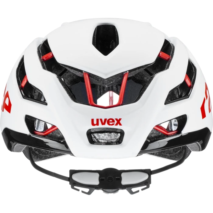 Uvex Race 9 Helmet - White - Red Mat - Image 2