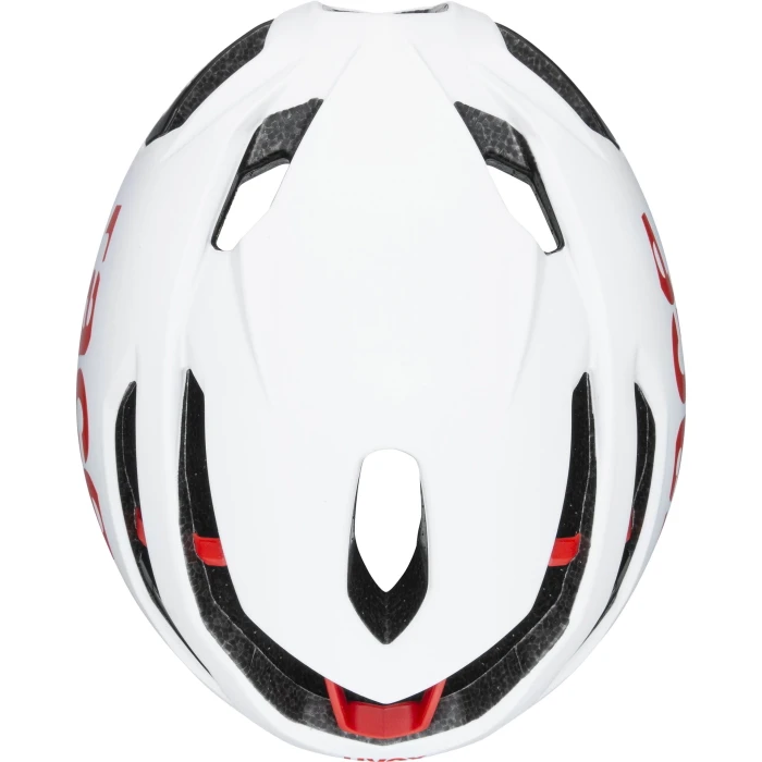 Uvex Race 9 Helmet - White - Red Mat - Image 4