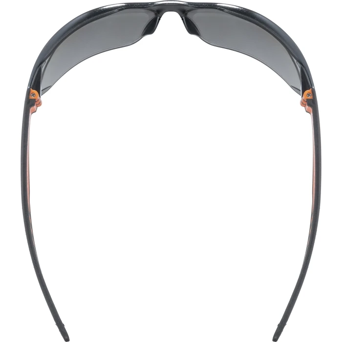 Uvex Sportstyle 204 Glasses - Black Orange/mirror Silver - Image 4