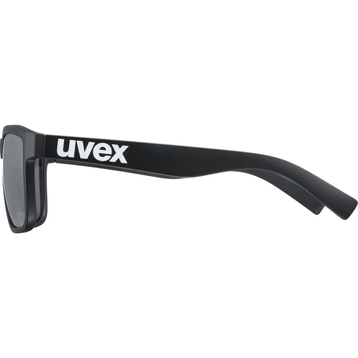 Uvex LGL 39 Glasses - Black Matt/mirror Silver - Image 3
