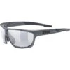 Uvex Sportstyle 706 Glasses - Dark Grey Mat/varimatic Smoke
