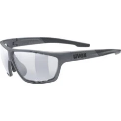 Uvex Sportstyle 706 Glasses - Dark Grey Mat/varimatic Smoke