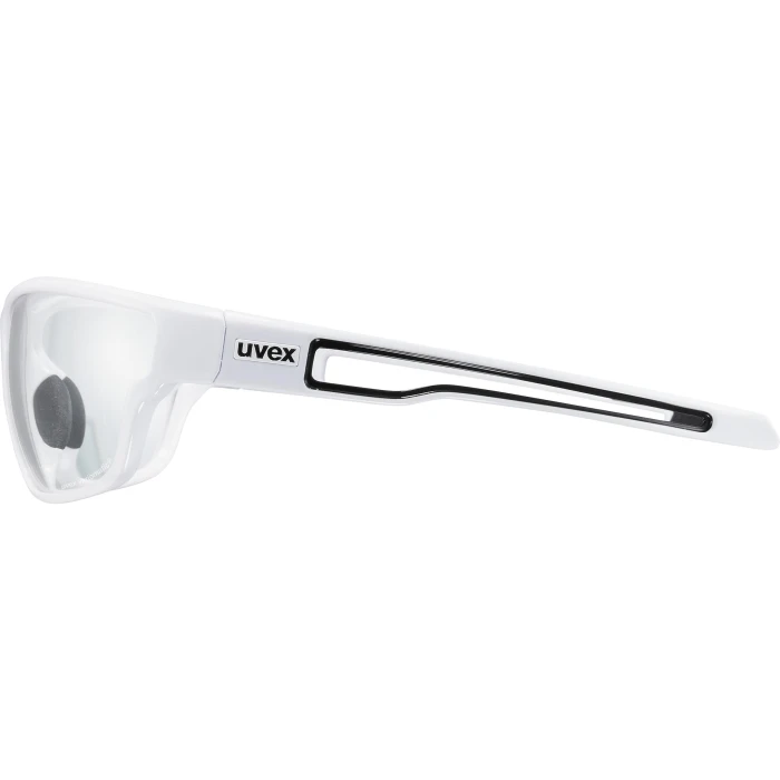 Uvex Sportstyle 806 V Glasses - White/variomatic Smoke - Image 3