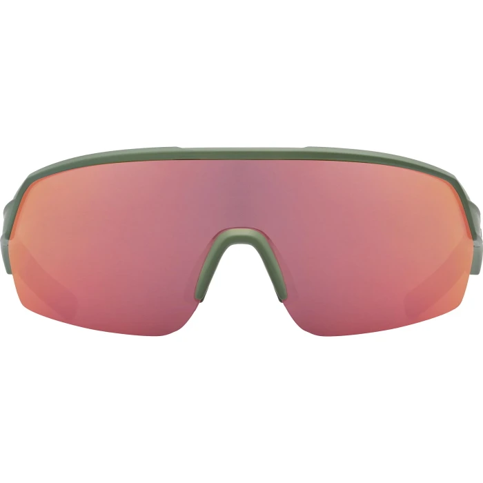 Uvex Sportstyle 227 Glasses - Olive Mat/mirror Red - Image 2