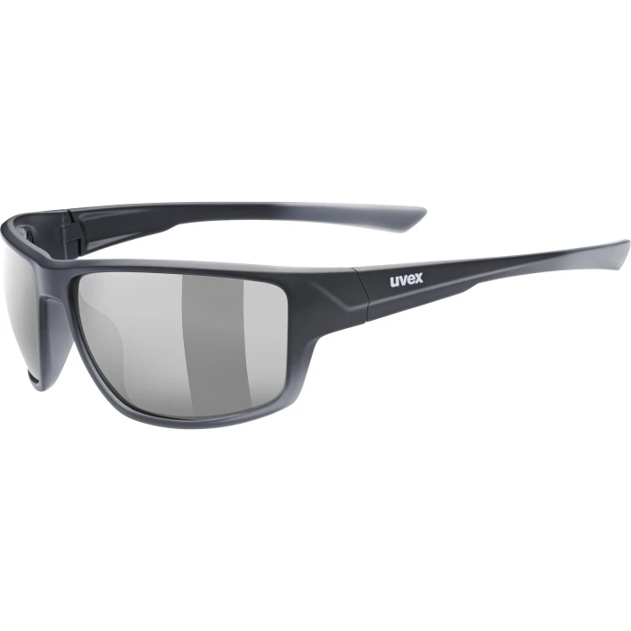 Uvex Sportstyle 230 Glasses - Black Matt/litemirror Silver