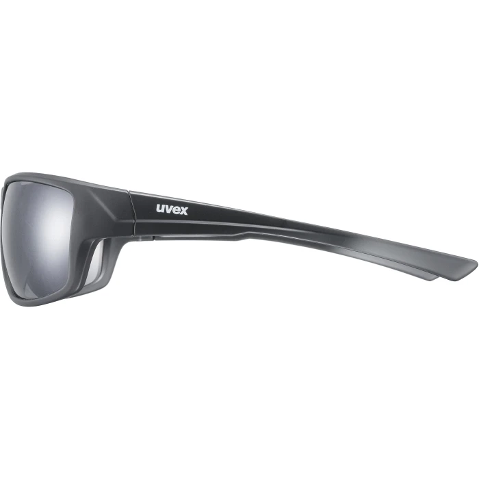 Uvex Sportstyle 230 Glasses - Black Matt/litemirror Silver - Image 3
