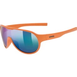 Uvex Sportstyle 512 Kids Glasses - Orange Mat/mirror Green