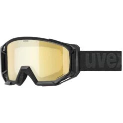 Uvex Athletic CV Goggle - Black Matt /colorvision Yellow Mirror Gold