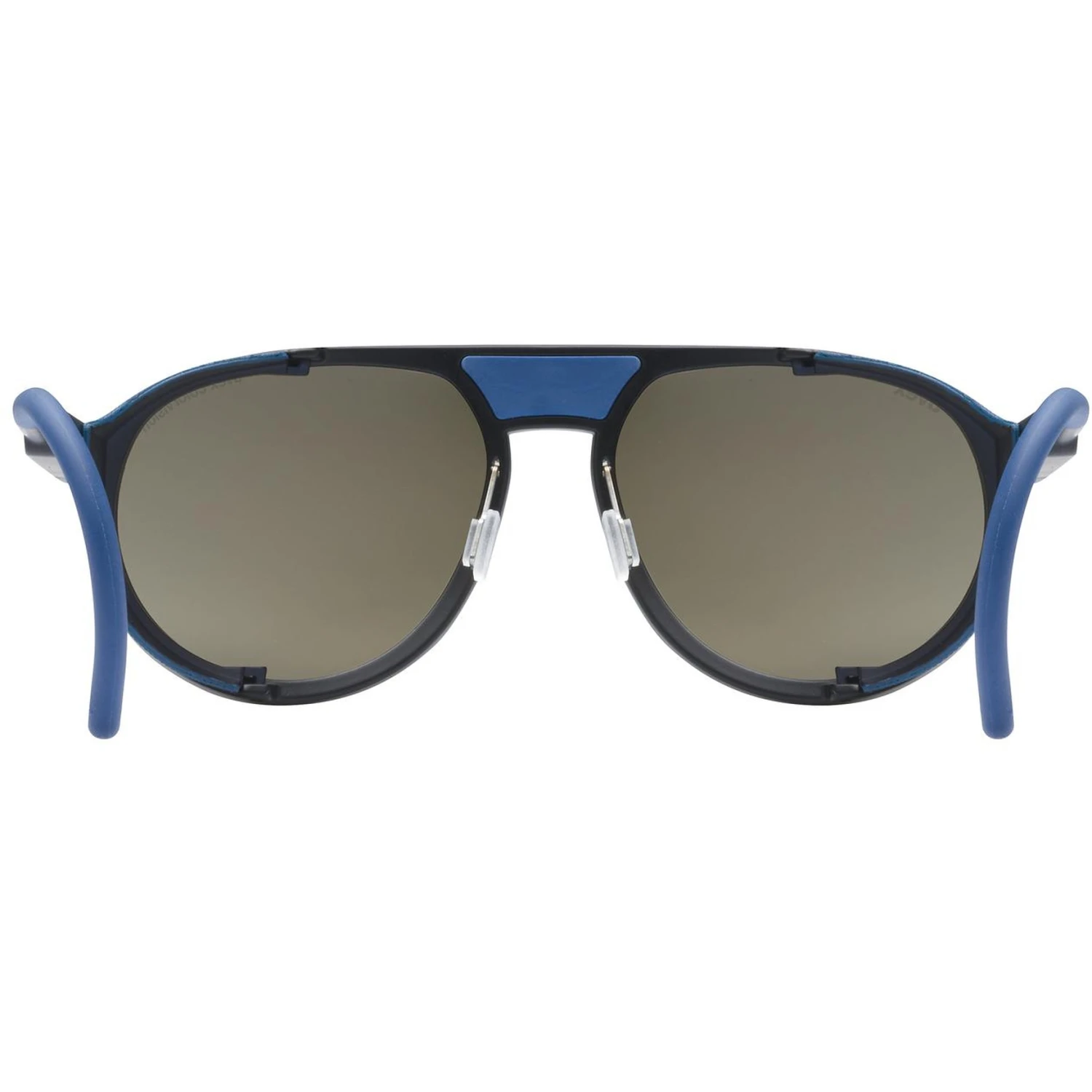 Uvex Mtn Classic CV Glasses - Black Matt/colorvision Mirror Blue - Image 5