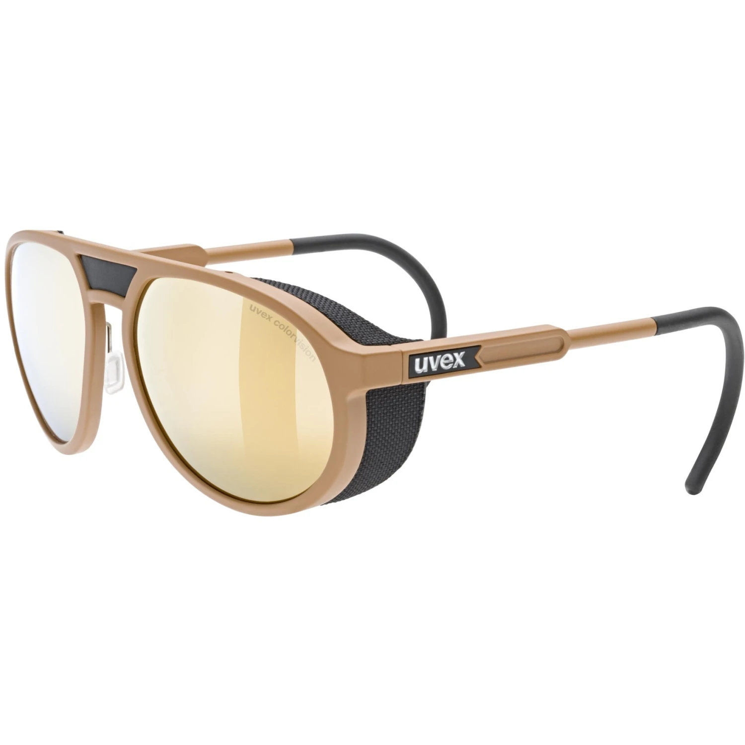 Uvex Mtn Classic CV Glasses - Dessert Matt/colorvision Mirror Champagne