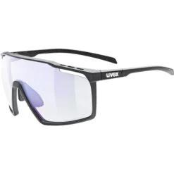 Uvex Mtn Perform V Glasses - Black Matt/variomatic Litemirror Blue