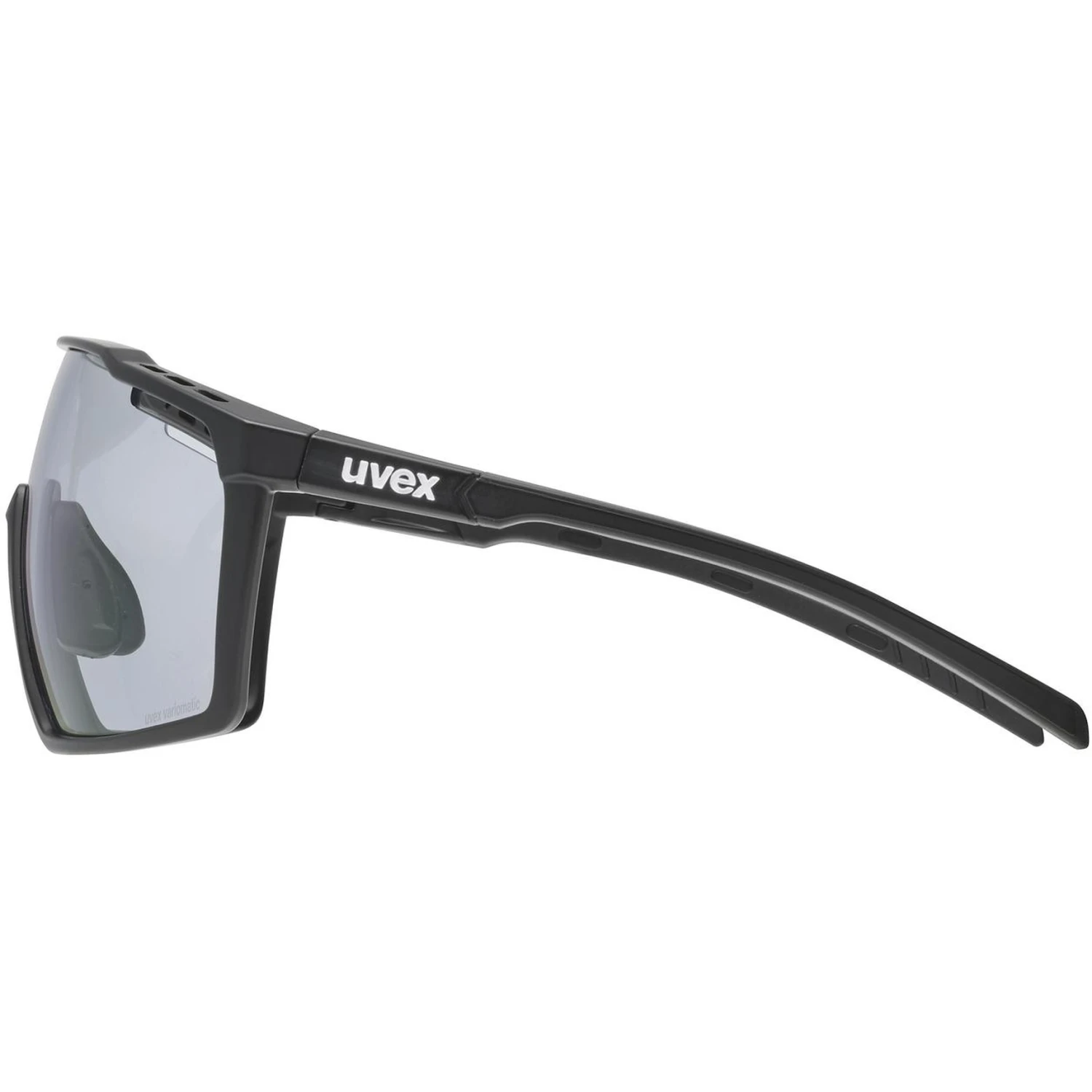 Uvex Mtn Perform V Glasses - Black Matt/variomatic Litemirror Blue - Image 4