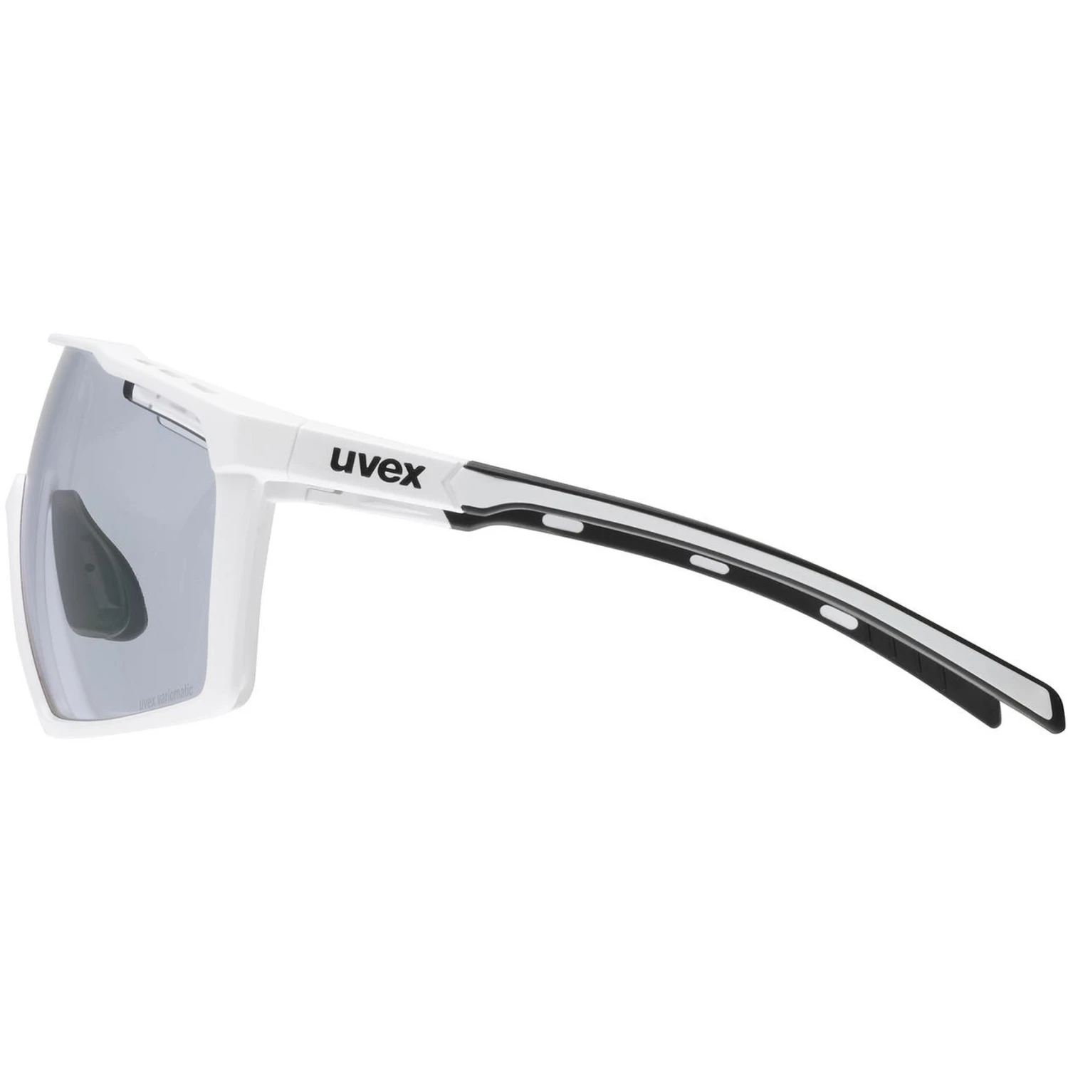 Uvex Mtn Perform V Glasses - White Matt/variomatic Litemirror Blue - Image 4