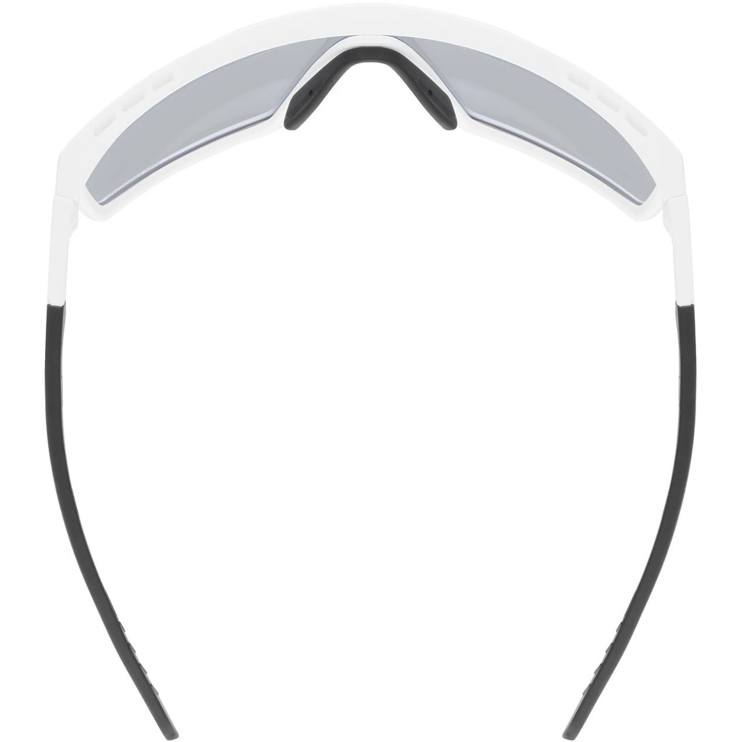 Uvex Mtn Perform V Glasses - White Matt/variomatic Litemirror Blue - Image 3