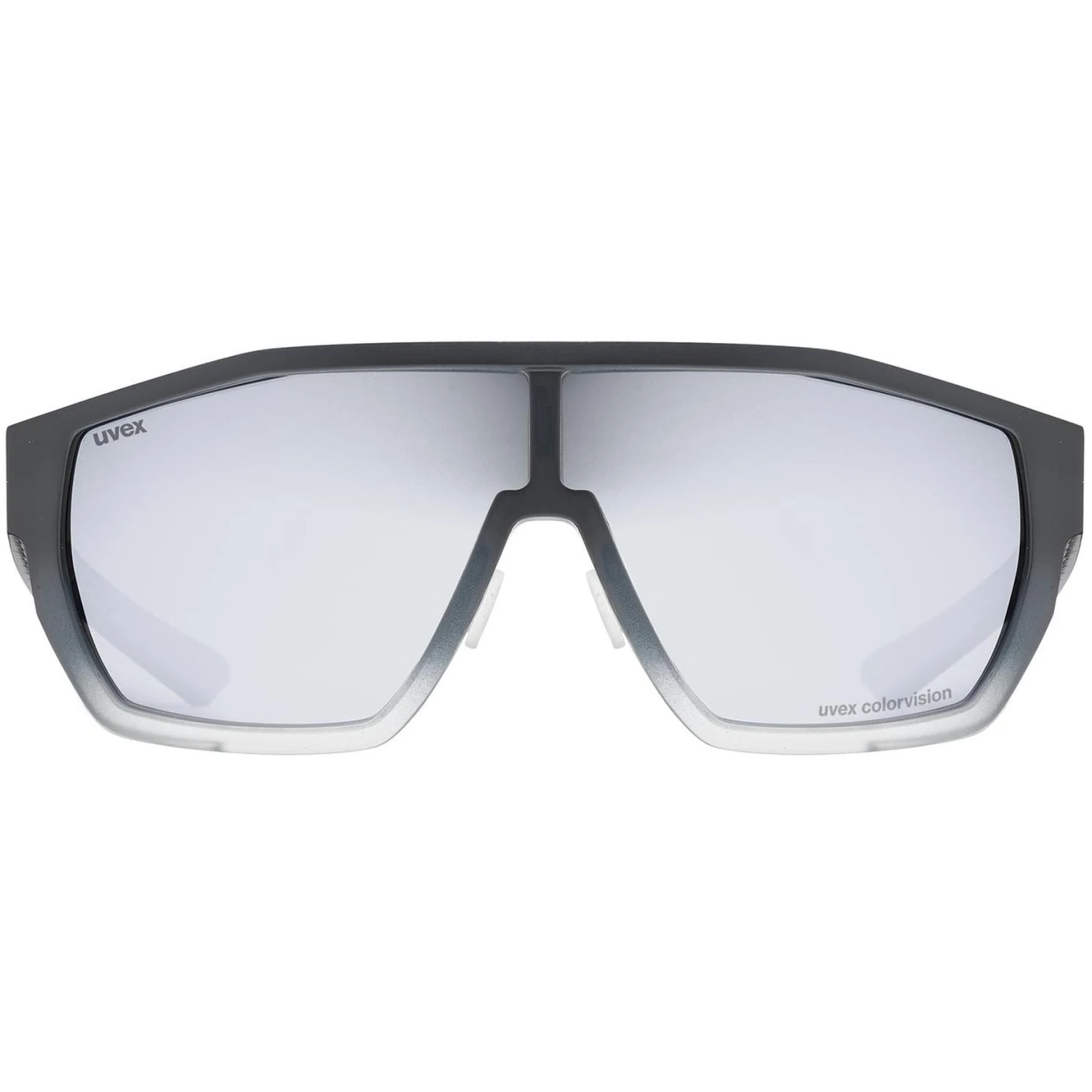 Uvex Mtn Style CV Glasses - Black Matt Fade/colorvision Mirror Silver - Image 2