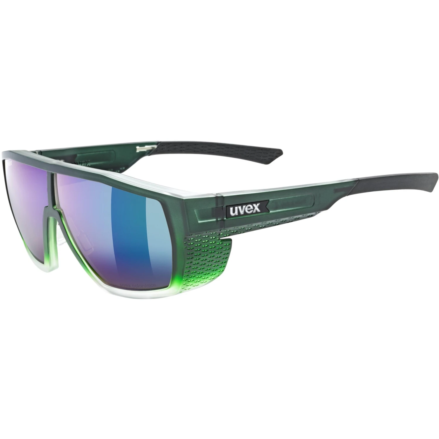Uvex Mtn Style CV Glasses - Green Matt Fade/colorvision Mirror Green