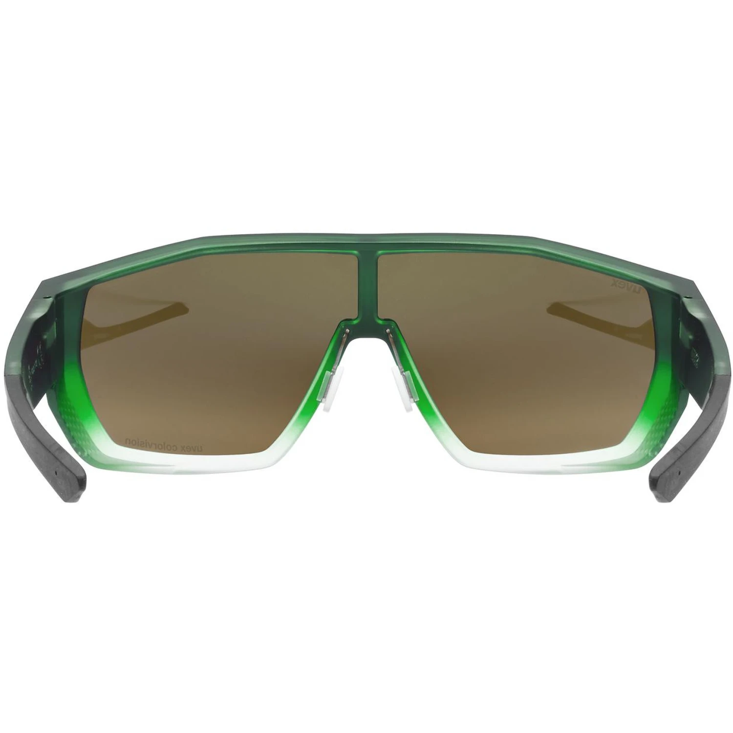 Uvex Mtn Style CV Glasses - Green Matt Fade/colorvision Mirror Green - Image 5