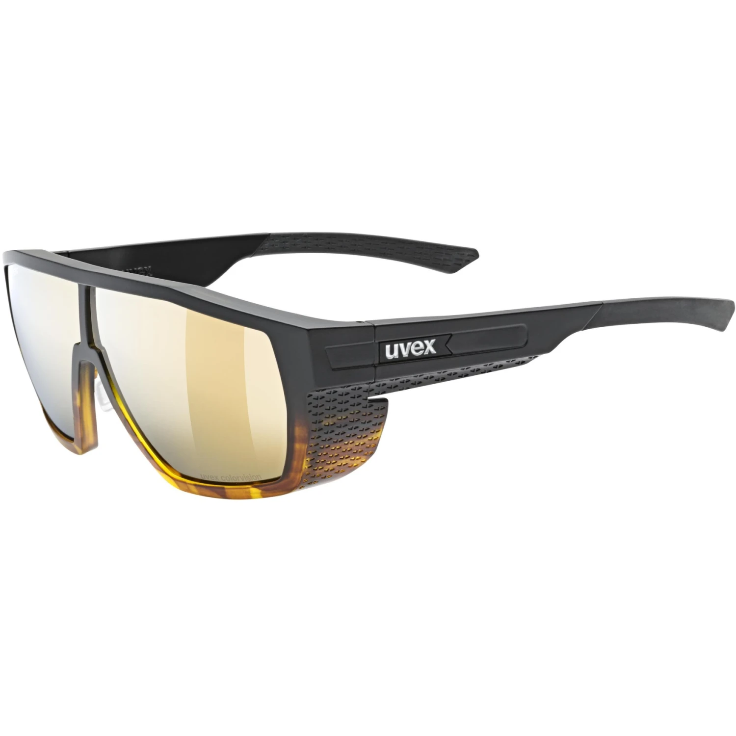 Uvex Mtn Style CV Glasses - Havanna Matt Fade/colorvision Mirror Champagner