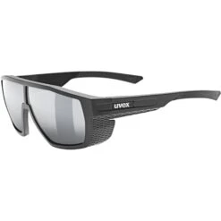 Uvex Mtn Style P Glasses - Black Matt/polavision Mirror Silver
