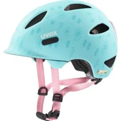 Uvex Oyo Style Kids Helmet - Flowers Cyan Matt