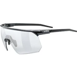 Uvex Pace One V Glasses - Black/variomatic Litemirror Silver