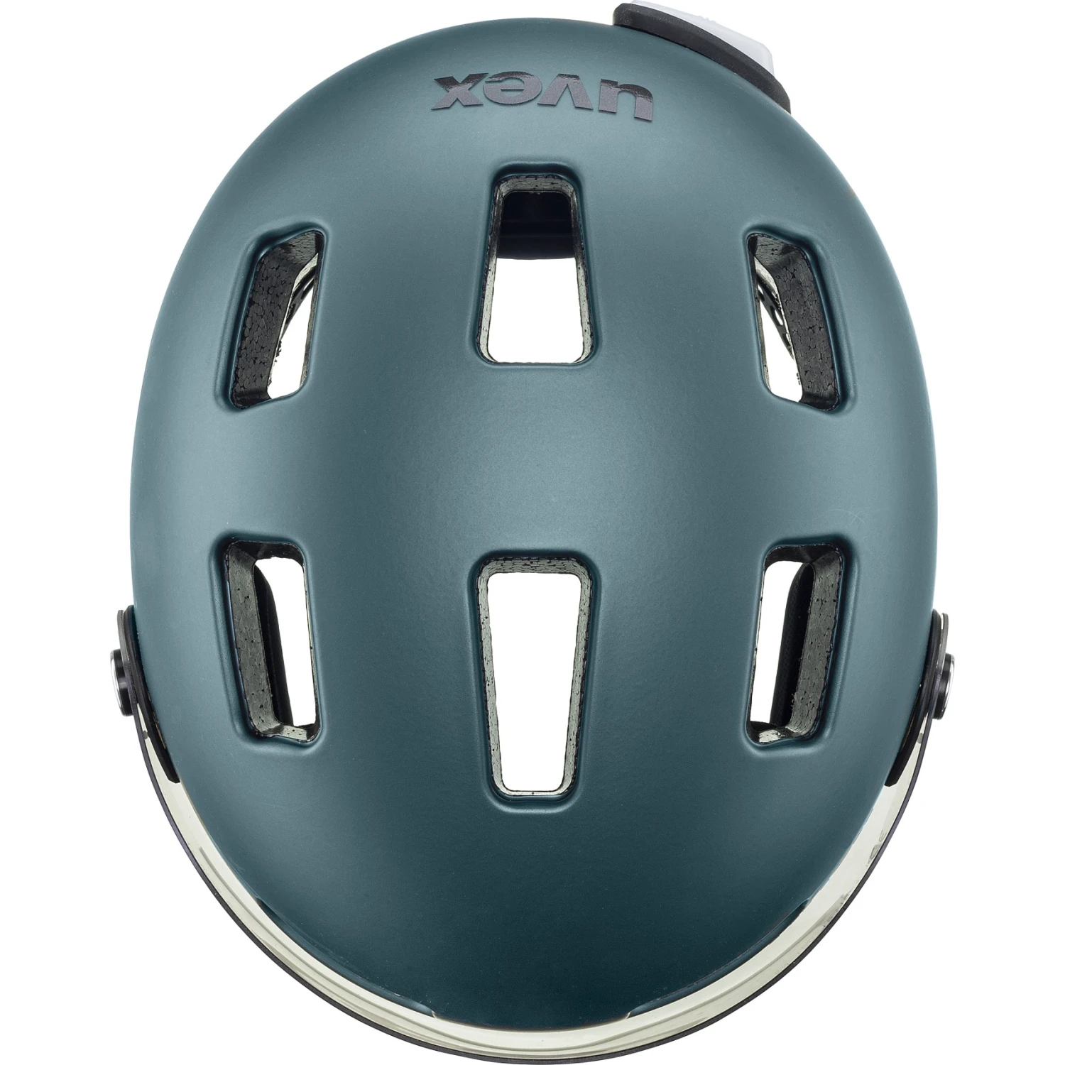 Uvex Rush Visor Helmet - Deep Turquoise Matt - Image 7