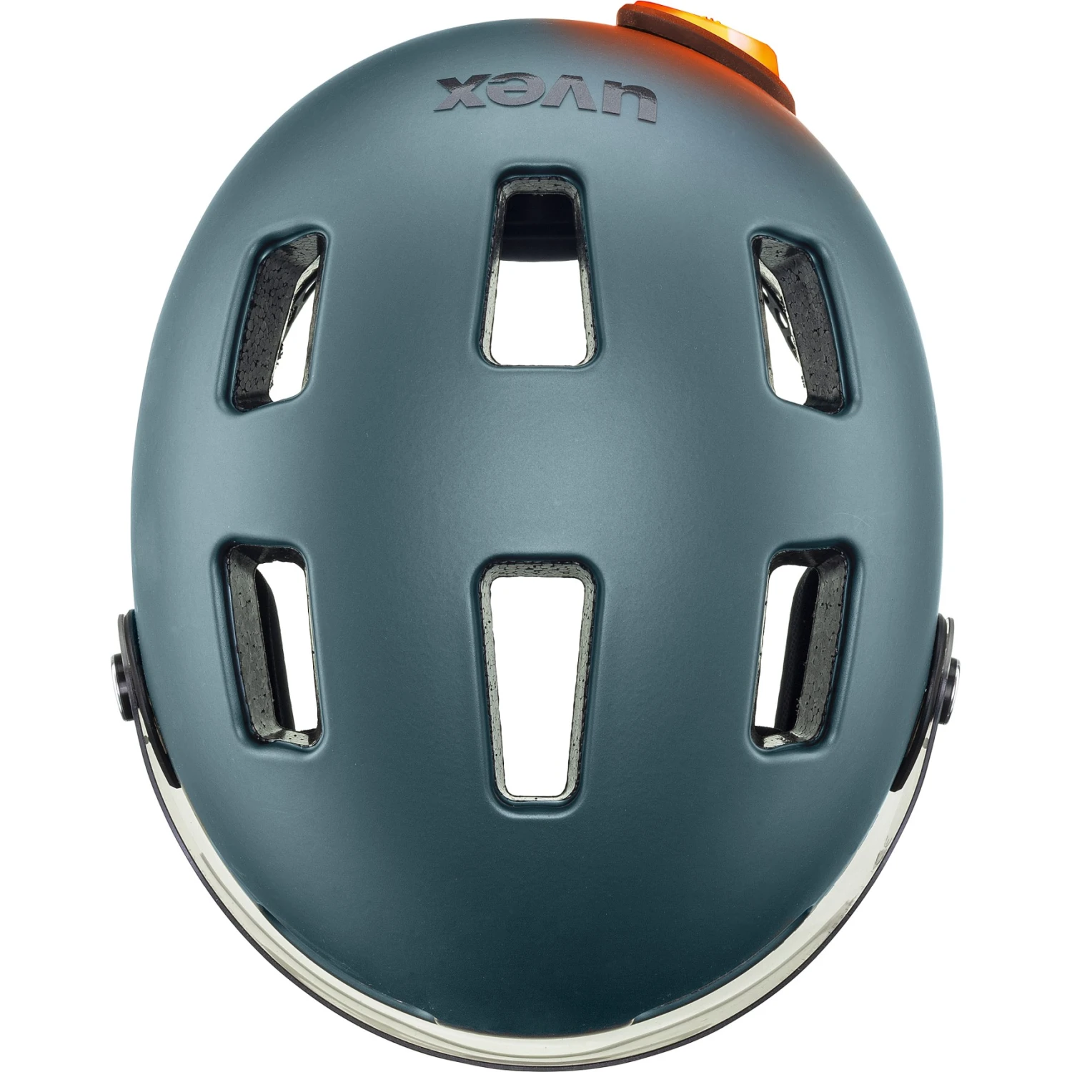 Uvex Rush Visor Helmet - Deep Turquoise Matt - Image 8