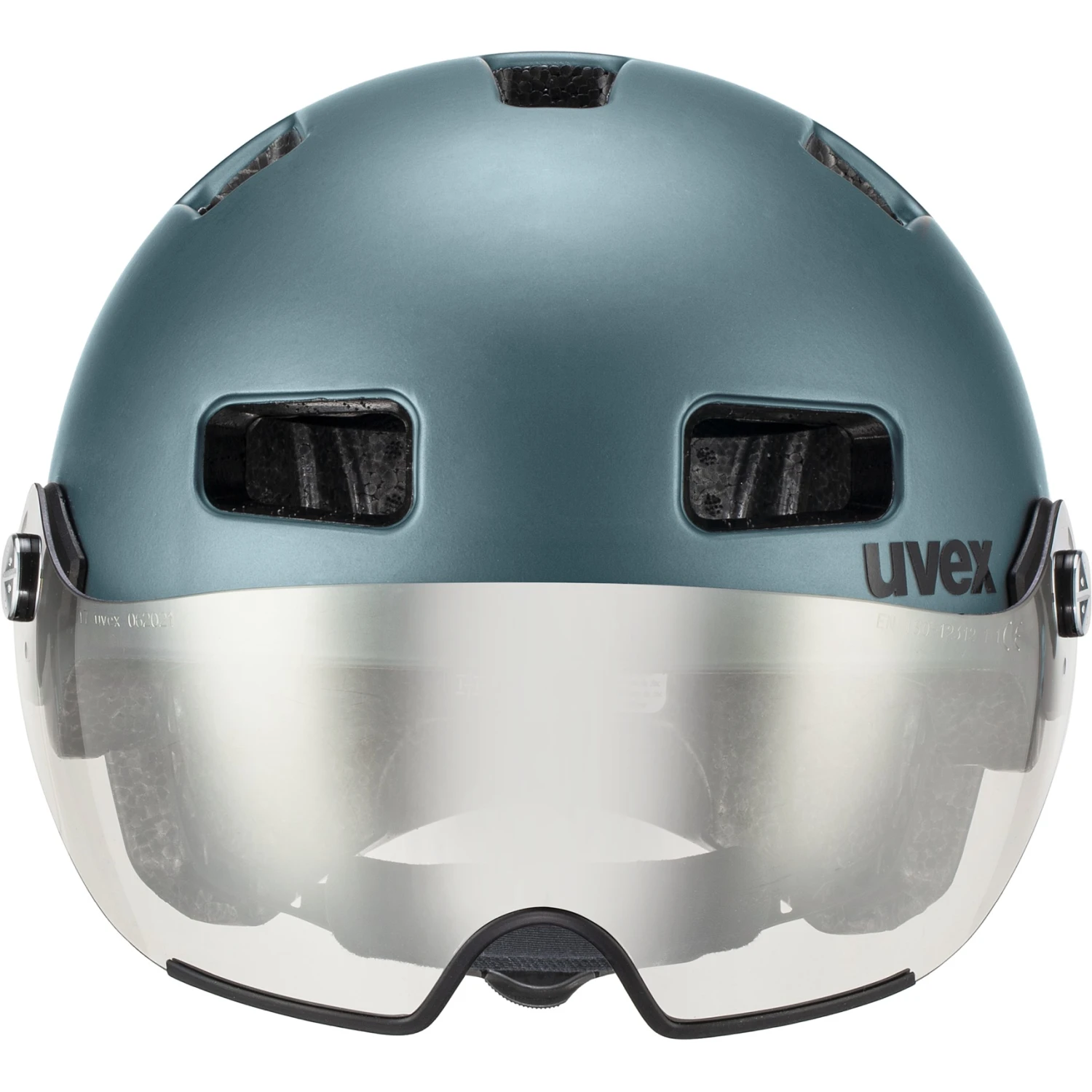 Uvex Rush Visor Helmet - Deep Turquoise Matt - Image 3