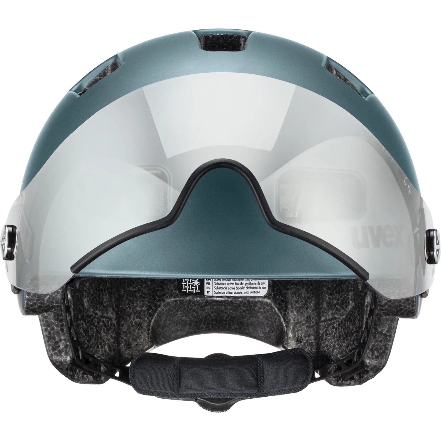 Uvex Rush Visor Helmet - Deep Turquoise Matt - Image 4