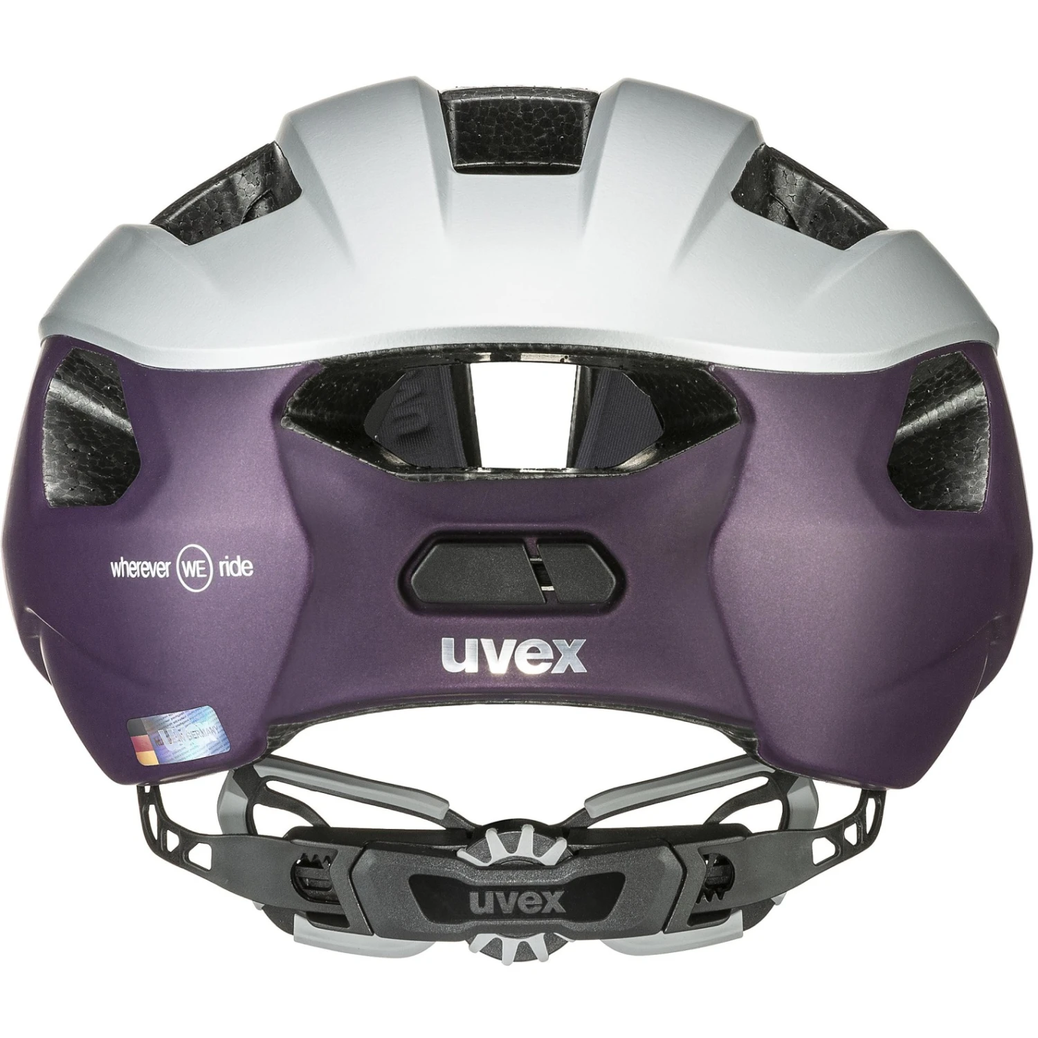 Uvex Rise Cc Women's Helmet - Silver-plum Mat - Image 3