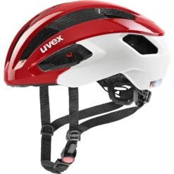 Uvex Rise Cc Helmet - Red-white Mat
