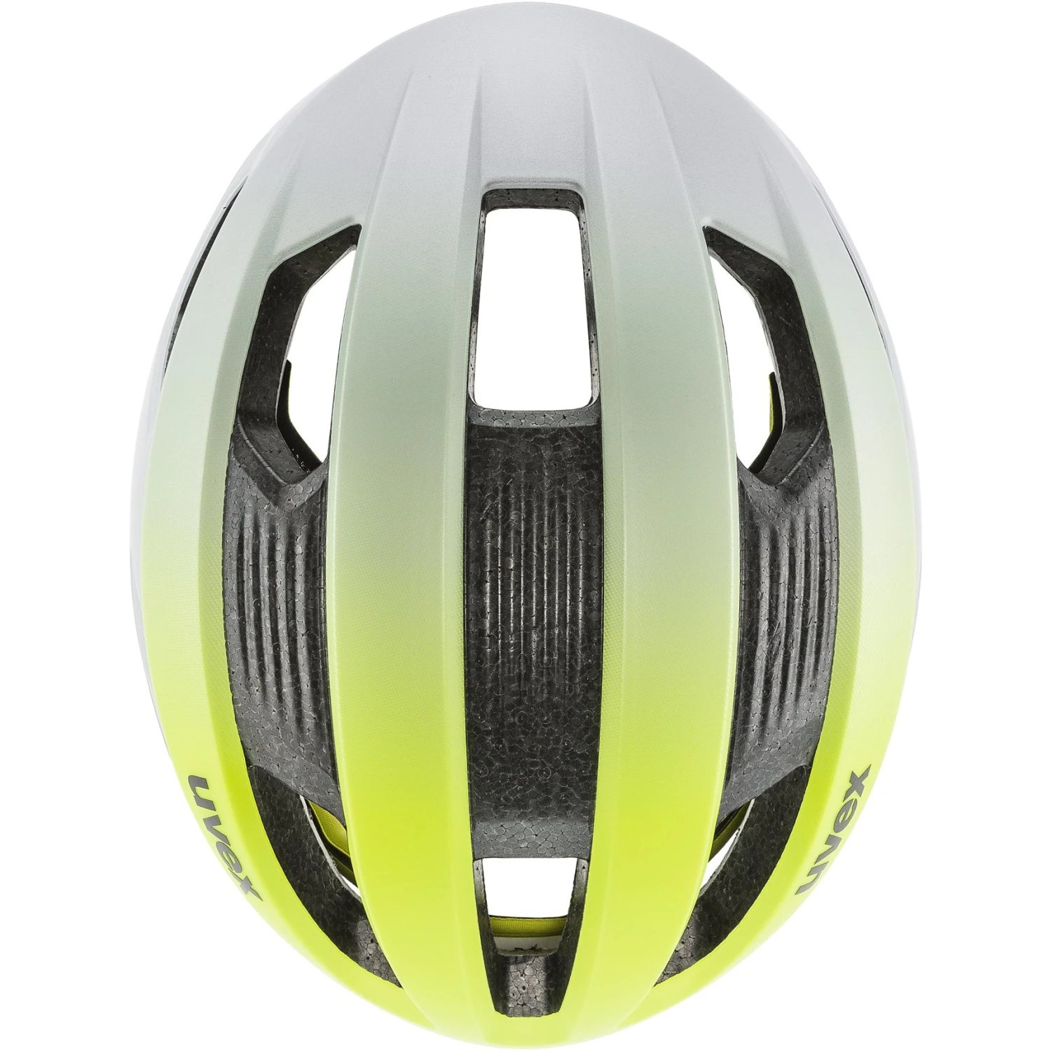 Uvex Rise Cc Tocsen Helmet - Neon Yellow-silver Mat - Image 2