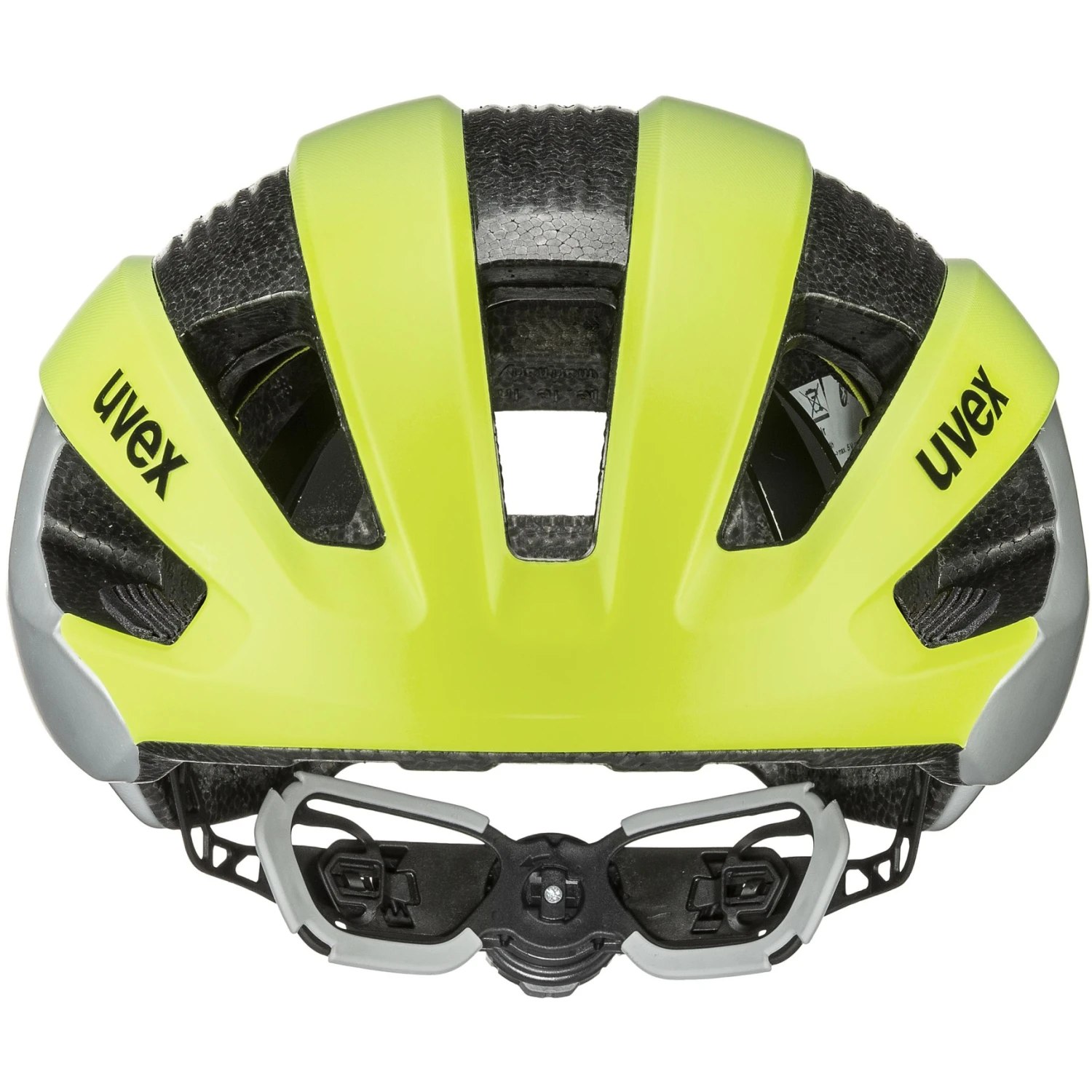 Uvex Rise Cc Tocsen Helmet - Neon Yellow-silver Mat - Image 4