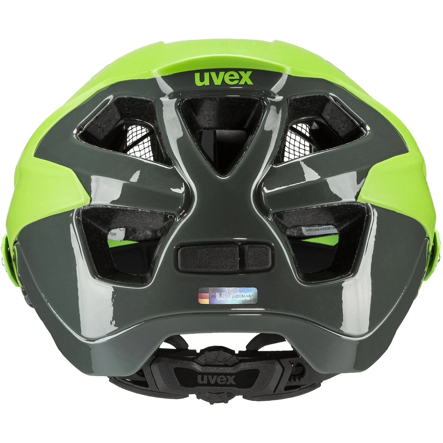 Uvex Quatro Integrale Helmet - Lime Anthracite Mat - Image 3
