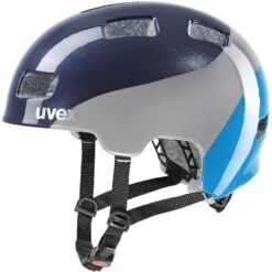 Uvex Hlmt 4 Kids Helmet - Deep Space-blue Wave