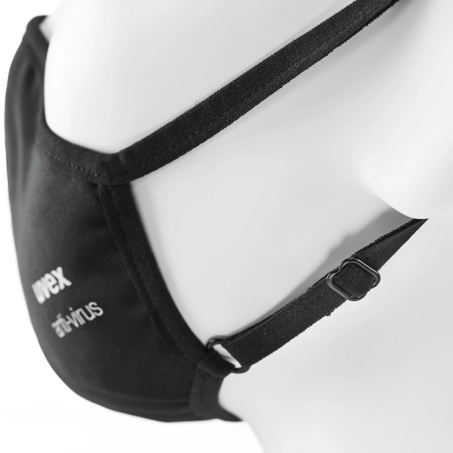 Uvex Anti-virus Face Mask - Black - Image 3
