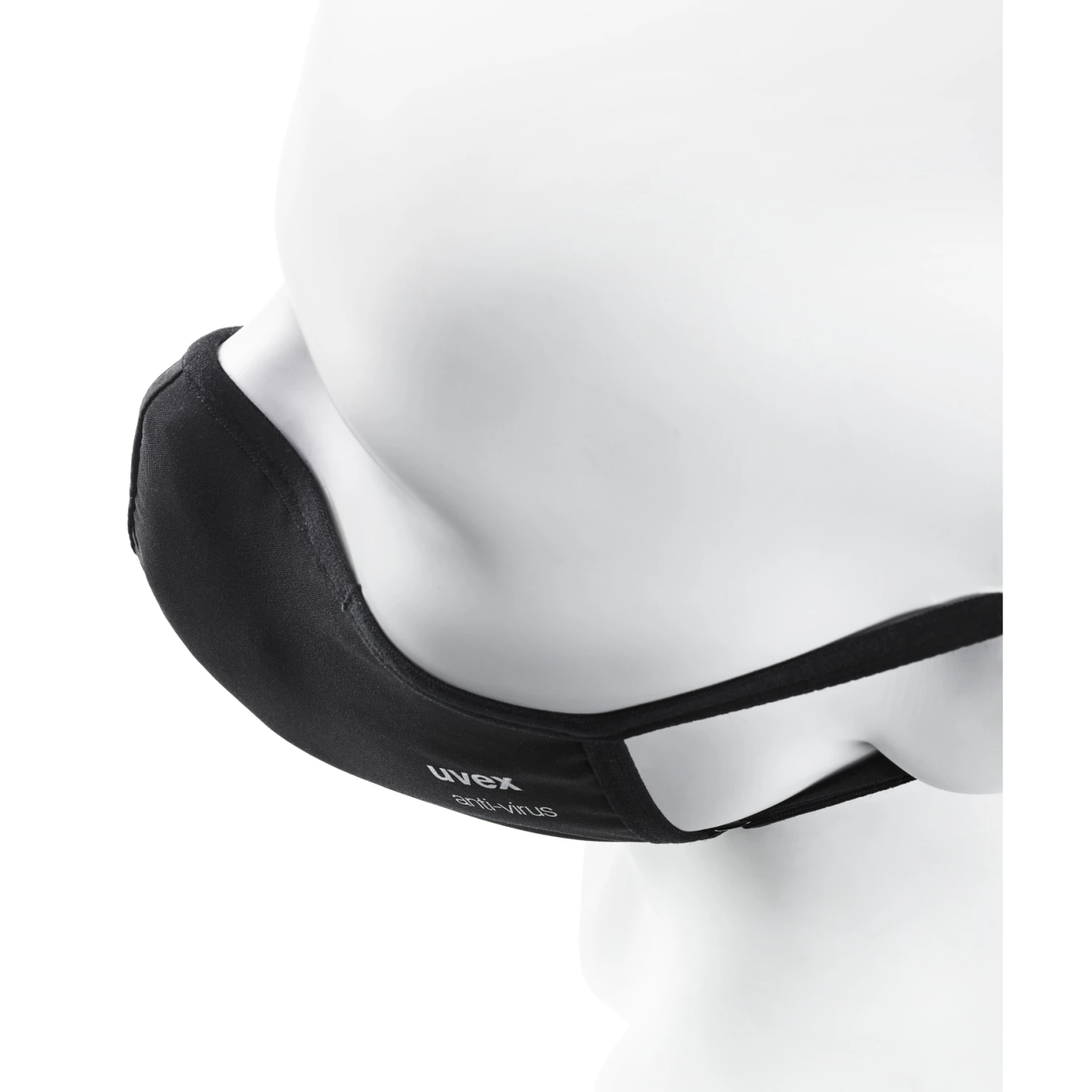 Uvex Anti-virus Face Mask - Black - Image 4